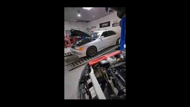 HyperGear CT15B Toyota Soarer / Chaser 1JZGTE turbocharger high flow service. 366rwkws Dyno Tune смотреть онлайн