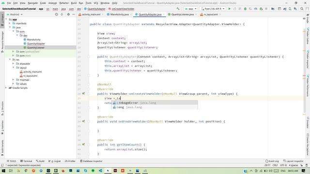 Get Selected Item From RecyclerView Using CheckBoxes ArrayList in Android Studio Latest смотреть онлайн