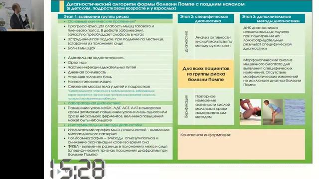 Шатілло А Рання діагностика хвороби Помпе смотреть онлайн
