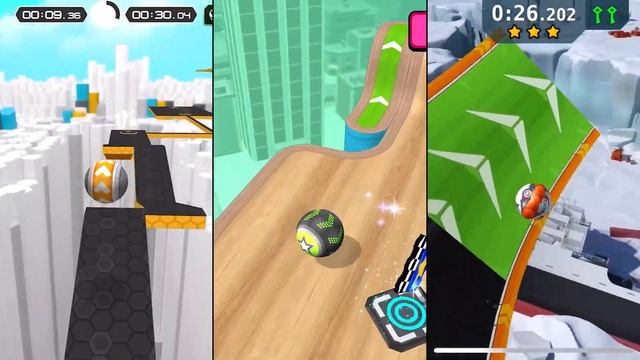 GyroSphere Trials Vs Going Balls Vs GyroSphere Evolution, Gyro Balls Gameplay Comparison Part #2