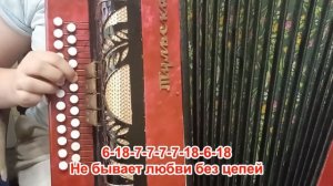 ОДУВАНЧИК ТЫ МОЙ, ОДУВАНЧИК / Разбор на гармони по цифрам