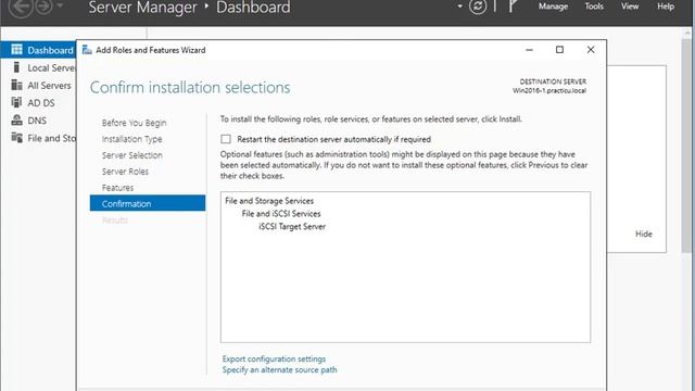Настройка iSCSI хранилища на Windows Server 2016 смотреть онлайн