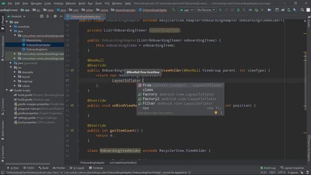 Android Onboarding Screen | Using ViewPager 2 | With Animation смотреть онлайн