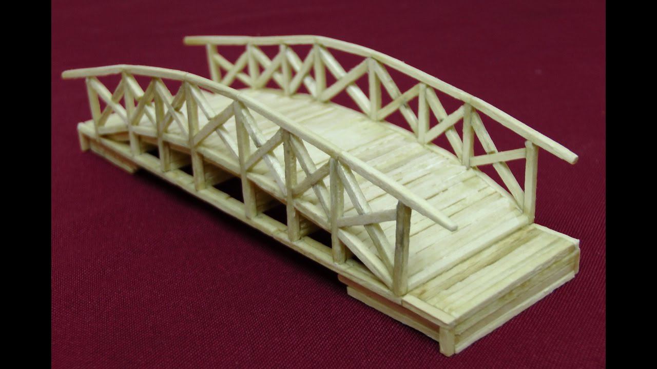 Ажурный мост из спичек | сделай сам смотреть онлайн