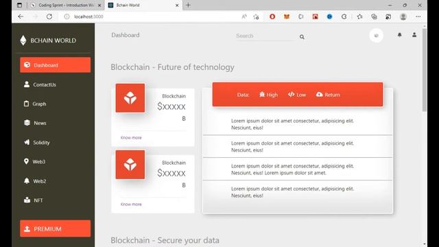 ReactJS : How manage 7 FILES and 2 FOLDERS in a project like a pro - Bchain World Website #4 смотреть онлайн