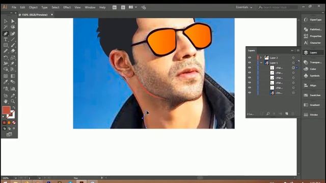 Convert Image in to Vector in Adobe Illustrator смотреть онлайн