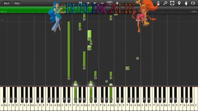 The Legend of Zelda Oracle of Ages and Seasons - Zelda Awakens Theme Piano Tutorial Synthesia смотреть онлайн