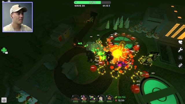 36 Инжиров против БАГАНУТОГО БЫЧАРЫ | Tower Defense Simulator | tds roblox | тдс роблокс смотреть онлайн