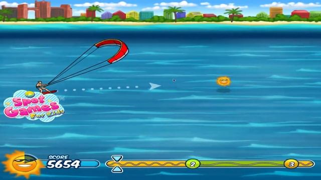 Paradise Island water sport video Gameplay | Spot games for Kids смотреть онлайн