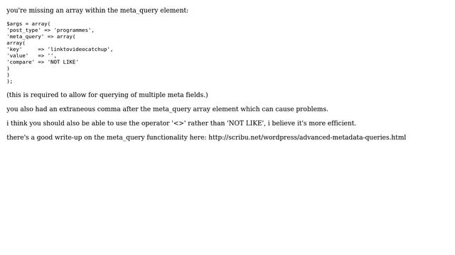 Wordpress: meta query not showing any results? (3 Solutions!!) смотреть онлайн