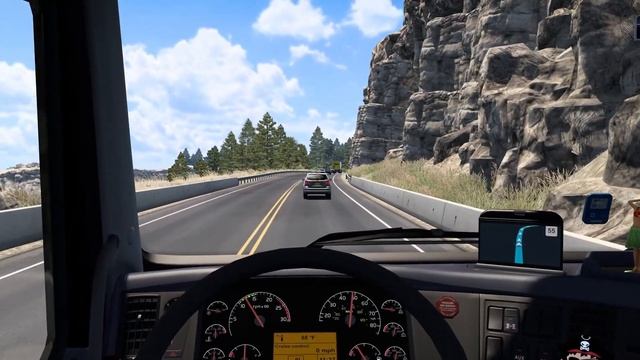 American Truck Simulator | Las Cruces - Carlsbad | Volvo VNL 780 смотреть онлайн
