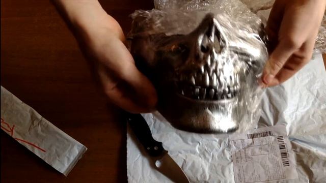 Распаковка посылки из Китая №1 Маска череп смотреть онлайн