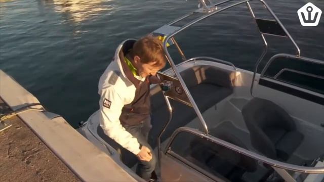 Катер Аквадор 22 WA - Обзор морского катера. Семейный катер. смотреть онлайн