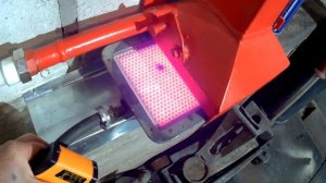 Отопление в гараж. Котёл на инфракрасной горелке.