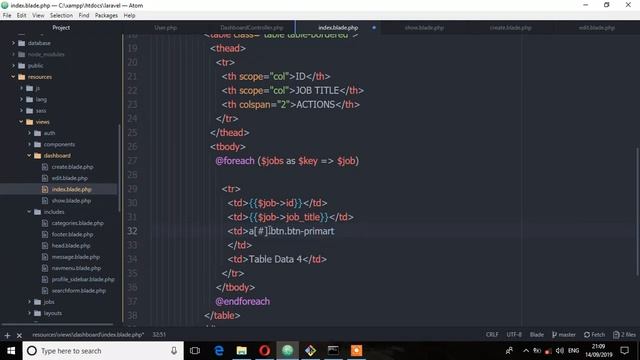 Laravel 6 Tutorials For Beginners(Part 67) - Display a Listing on Index View смотреть онлайн