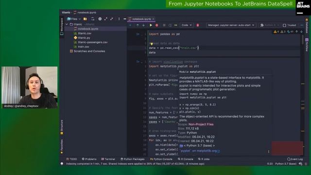 From Jupyter Notebooks To JetBrains DataSpell смотреть онлайн