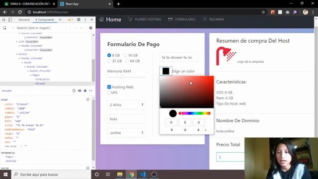 COMUNICACIÓN ENTRE COMPONENTES REACT JS смотреть онлайн