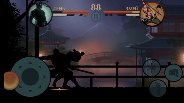 ПЕРВАЯ ВСТРЕЧА С БОССОМ ОТШЕЛЬНИКОМ В ⚜️Shadow Fight 2⚜️(Шадоу файт 2) Прохождение на русском смотреть онлайн
