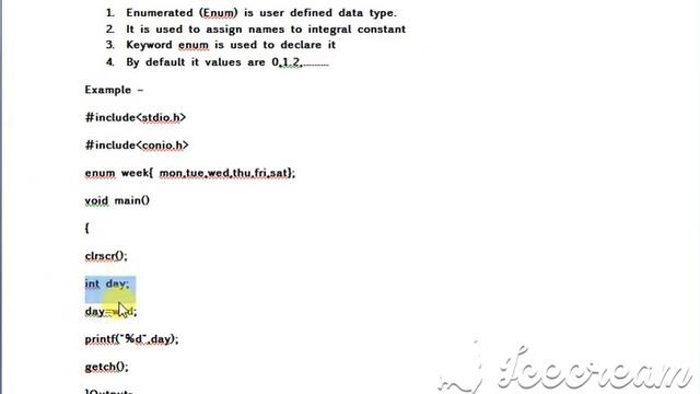 enum | enumerated data type | enum in c смотреть онлайн