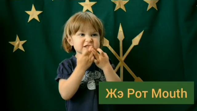 Части тела на адыгейском языке.Madina names body parts in the Adyghe language. смотреть онлайн