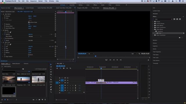 How To Create A Shadow Wipe Transition Effect (Adobe Premiere Pro CC Tutorial)