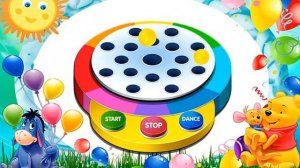 Учим цвета с разноцветными танцующими шариками