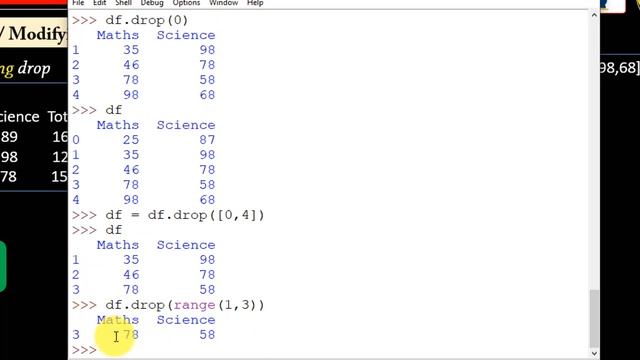 Pandas Tutorial : DataFrame - 7 | Deleting and Renaming rows and Column | XII IP CBSE смотреть онлайн