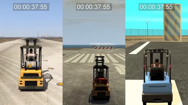 GTA 5 FORKLIFT VS GTA 4 FORKLIFT VS GTA SAN ANDREAS FORKLIFT : WHICH IS BEST? смотреть онлайн