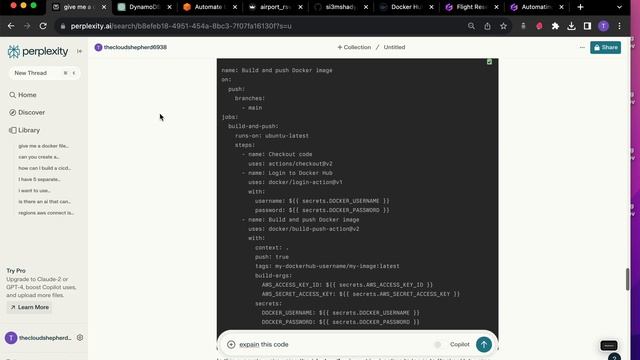 Use ChatGPT to Build, Containerize and Deploy Python Apps w Streamlit, DynamoDB and Github Actions смотреть онлайн