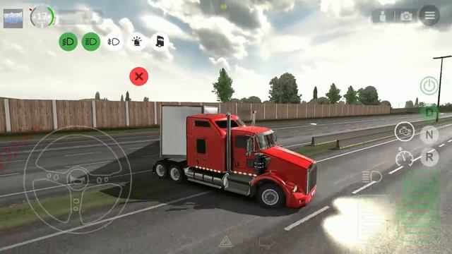 Universal Truck Simulator 3D - Red 6x4 Cargo Trailer Truck - Android Gameplay смотреть онлайн