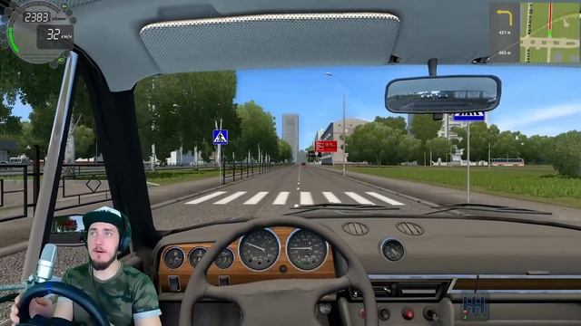 ДЕД ТАКСИСТ НА СТАРОЙ ШАХЕ ПОВЕЗ ГРУЗ НА ДАЧУ - CITY CAR DRIVING + РУЛЬ смотреть онлайн