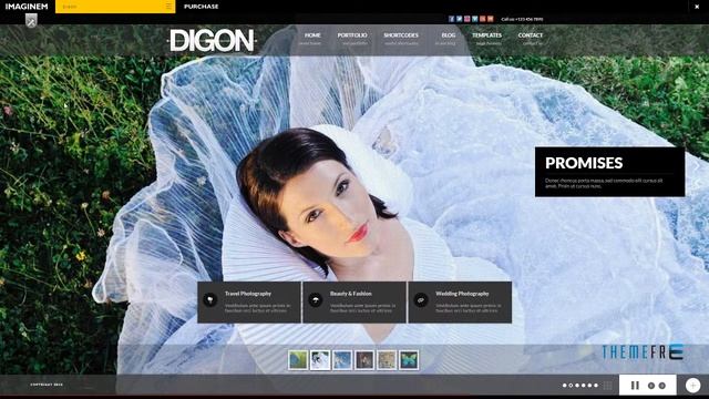 Digon Responsive Fullscreen Studio for WordPress Graeme Korey смотреть онлайн