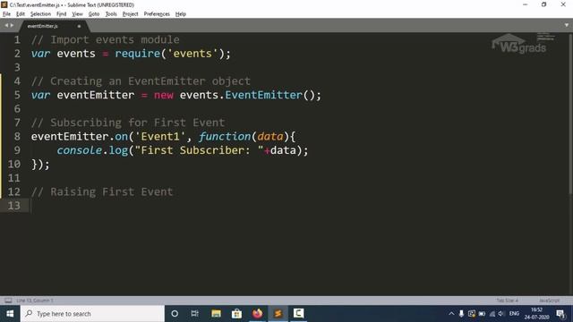 Node.js Event Emitter Tutorial | Part1 | Node.js Tutorial Series смотреть онлайн