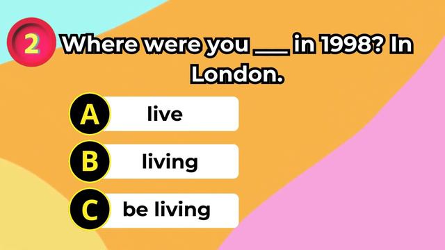 PAST CONTINUOUS QUIZ | ENGLISH GRAMMAR TEST смотреть онлайн