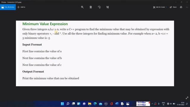 Minimum Value Expression | Vpropel question of the day | VIT Chennai | Python | смотреть онлайн