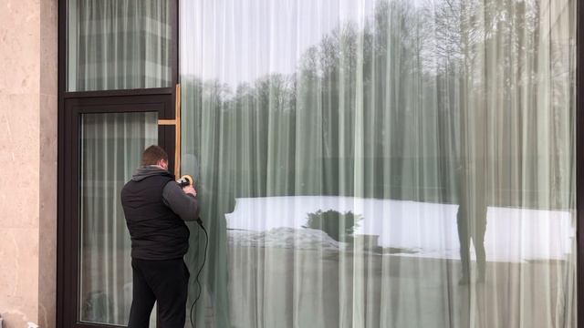 Шлифовка стеклянного фасада смотреть онлайн