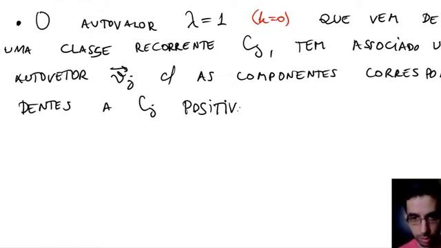 Aula 5.1 - A forma geral do teorema de Perron-Frobenius смотреть онлайн