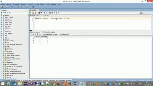 Gestion des Fichiers de Contrôle et des Fichier Redo Log sous Oracle 11g смотреть онлайн