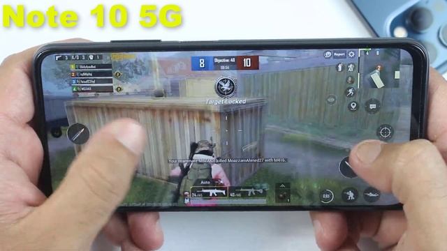 Redmi Note 10 5G vs iPhone 12 Pro Max PUBG MOBILE TEST - Dimensity 700 5G Pubg Gaming Test? смотреть онлайн