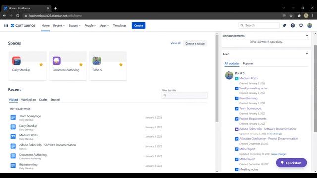 Atlassian Confluence | Dashboard Demonstration Video | Tutorial #1 смотреть онлайн