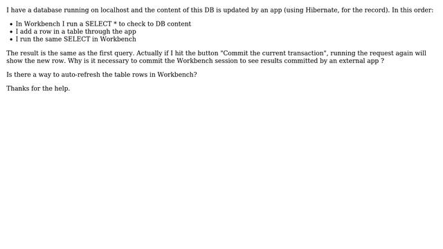 MySQL Workbench doesn't automatically refresh the tables content (2 Solutions!!) смотреть онлайн