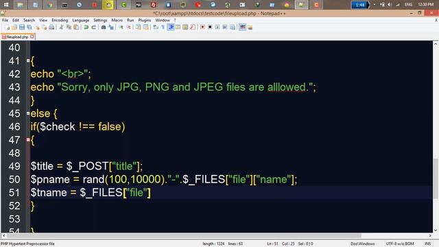 PHP file upload tutorial STEP 1 смотреть онлайн