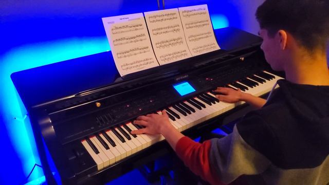 The Script - Hall of Fame (Piano cover) practice session 2 смотреть онлайн