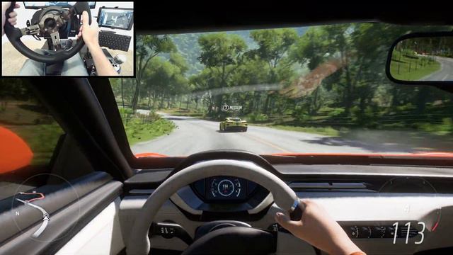 Saleen S1 - (700hp Supercar) - Forza Horizon 5 Gameplay - FH5 4K - Steering Wheel смотреть онлайн