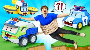 Машинки РОБОКАР ПОЛИ. Распаковка. Видео с игрушками из мультика Поли и его друзья. Машинки спасатели