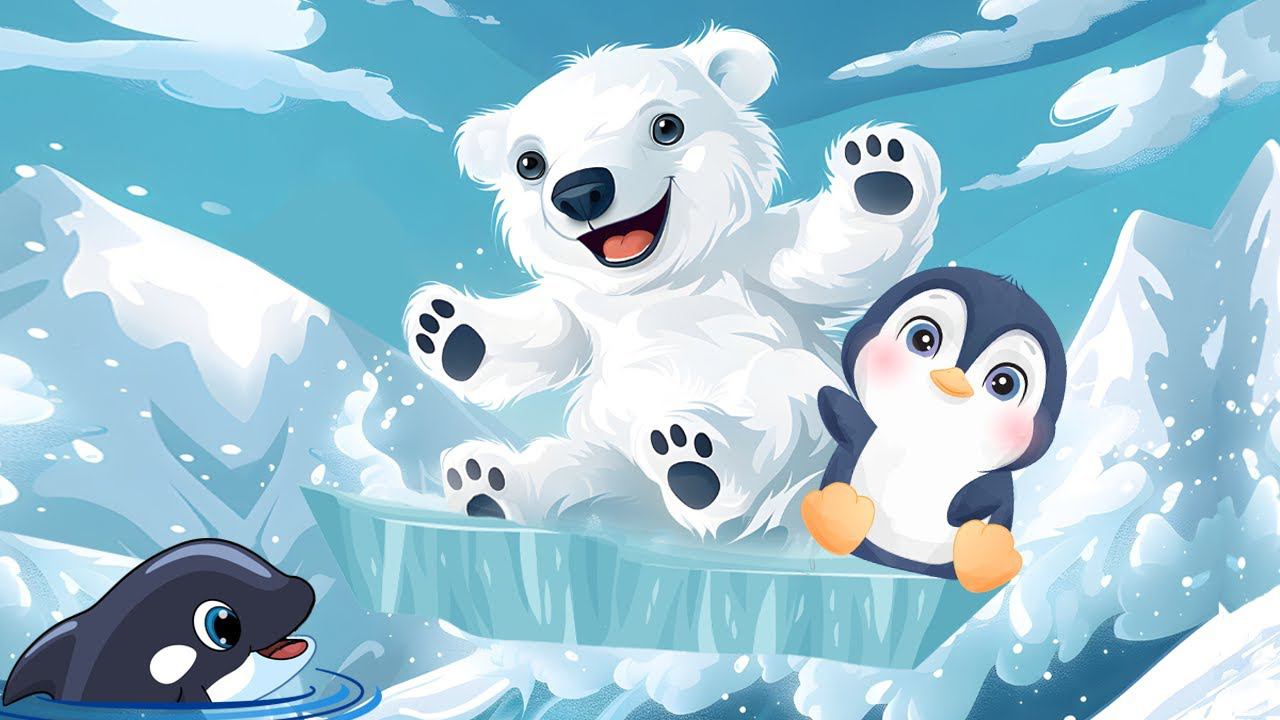 Животные в мире льда и холода - Развивающие викторины - Познавательный мультфильм для детей смотреть онлайн