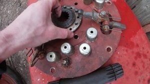 трактор Т-25А раскатили, ремонт корзины сцепления