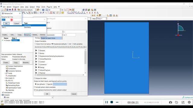 Abaqus beginner Reaction Force смотреть онлайн