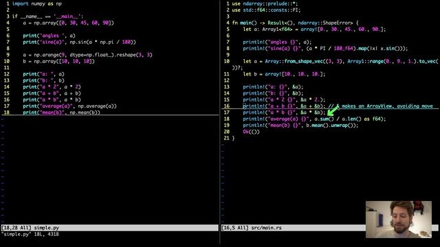 19. numpy and ndarray - From Python to Rust смотреть онлайн