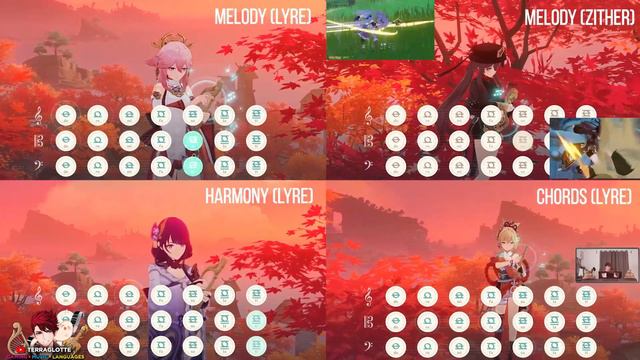 Dramaturgy (by Eve) | Genshin Impact Lyre and Floral Zither Cover смотреть онлайн